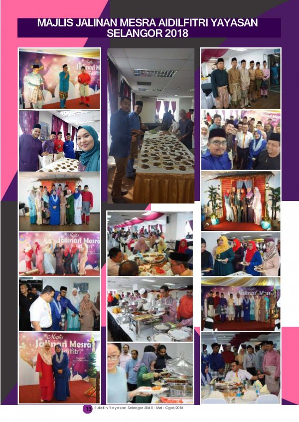 Majlis Jalinan Mesra Aidil Fitri Yayasan Selangor 2018